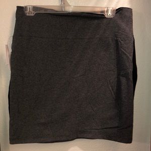 Heather Grey Pencil Skirt